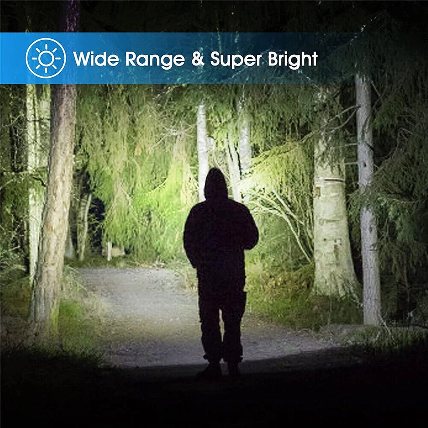 Tactical LED Flashlight USB Rechargeable Super Bright