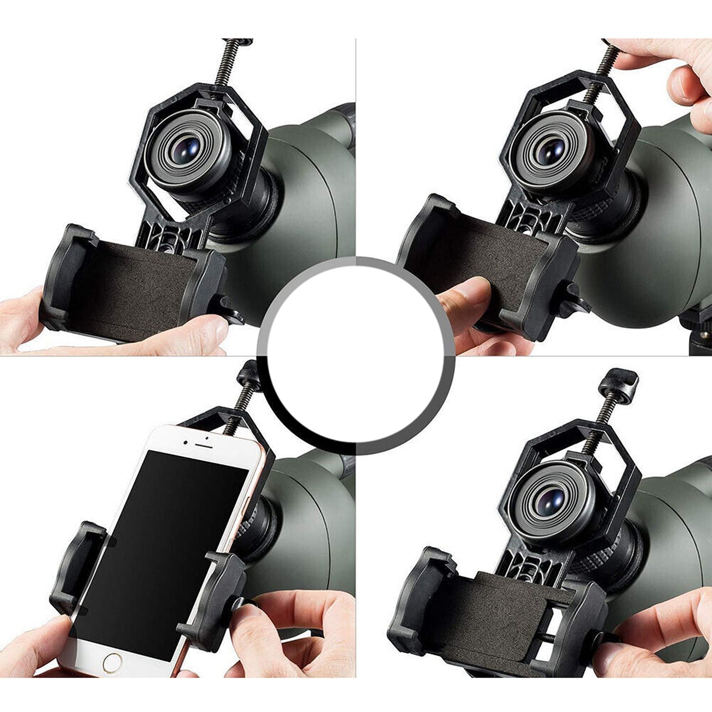 Spotting Scope Mount Universal Mobile Phone Holder