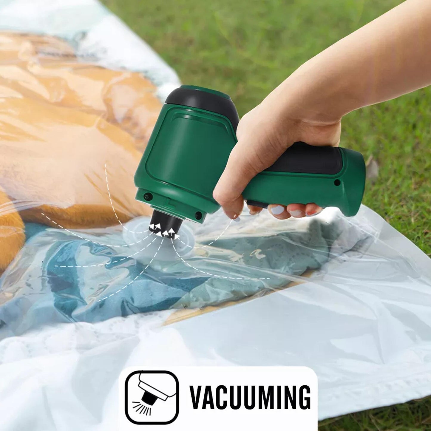 Portable Cordless Vacuum Cleaner 45000RPM for Home and Auto