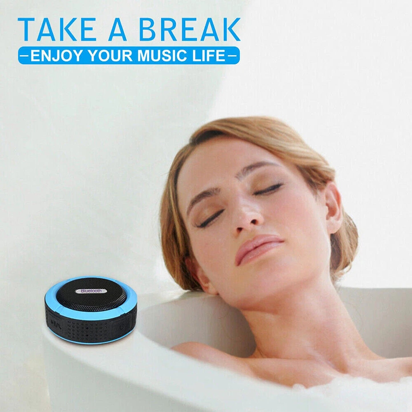 Portable Bluetooth Shower Speaker Waterproof Wireless for Car