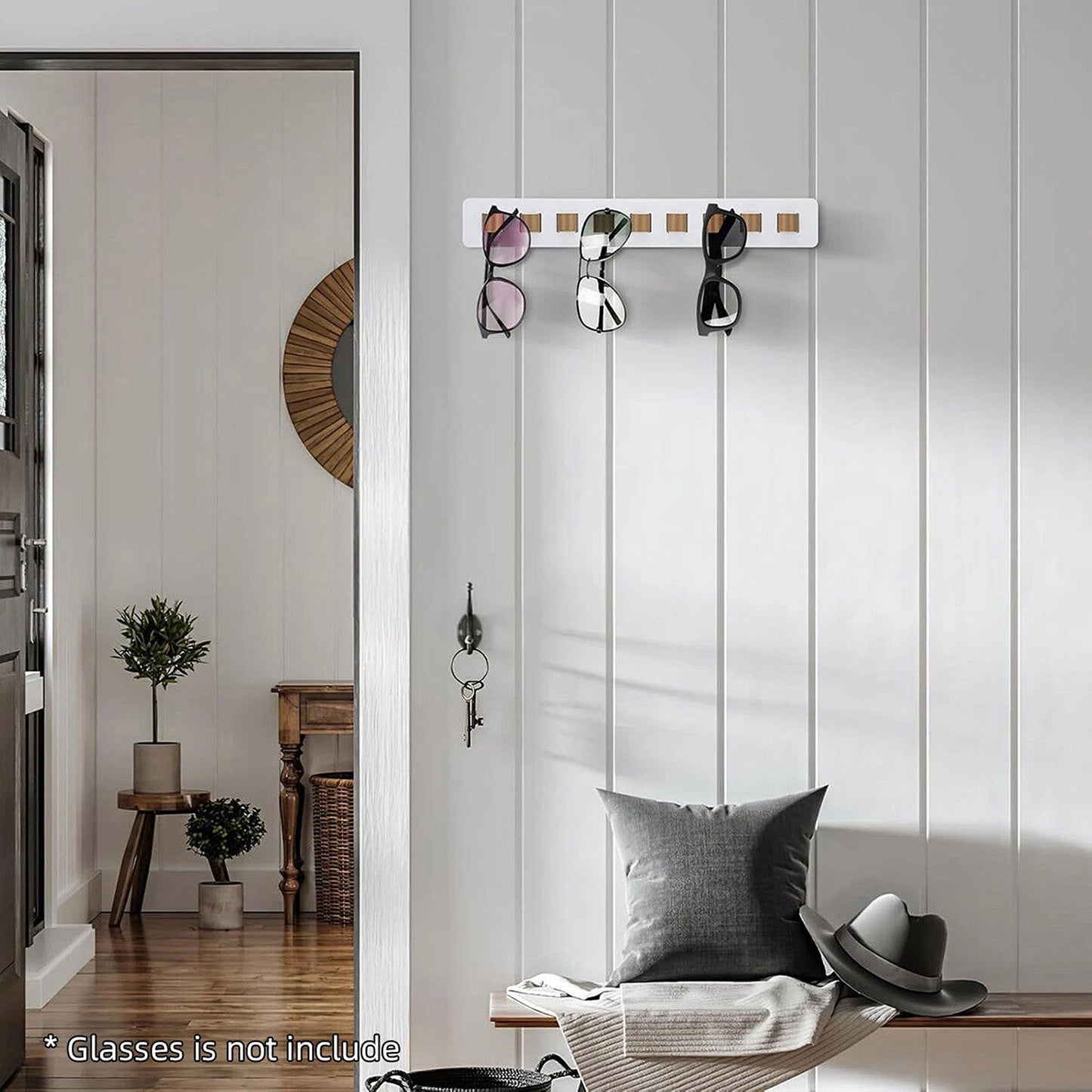 Wall Shelf for Sunglasses and Glasses Storage