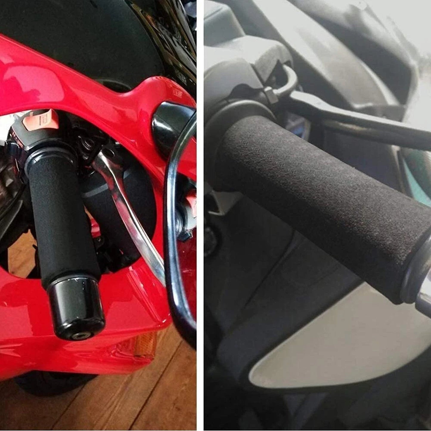 Motorbike Foam Handlebar Grip Covers Anti Vibration