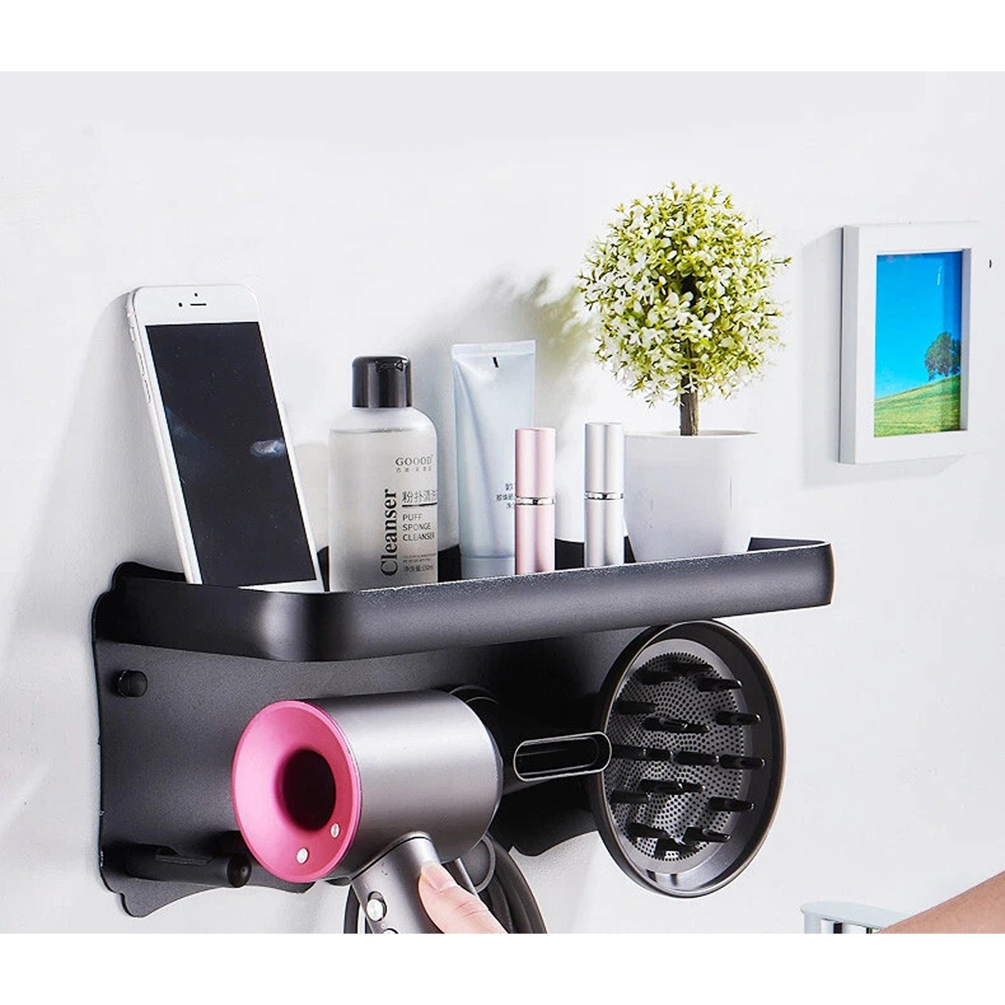 Magnetic Hair Dryer Holder Wall Mount for Dyson Air Vent