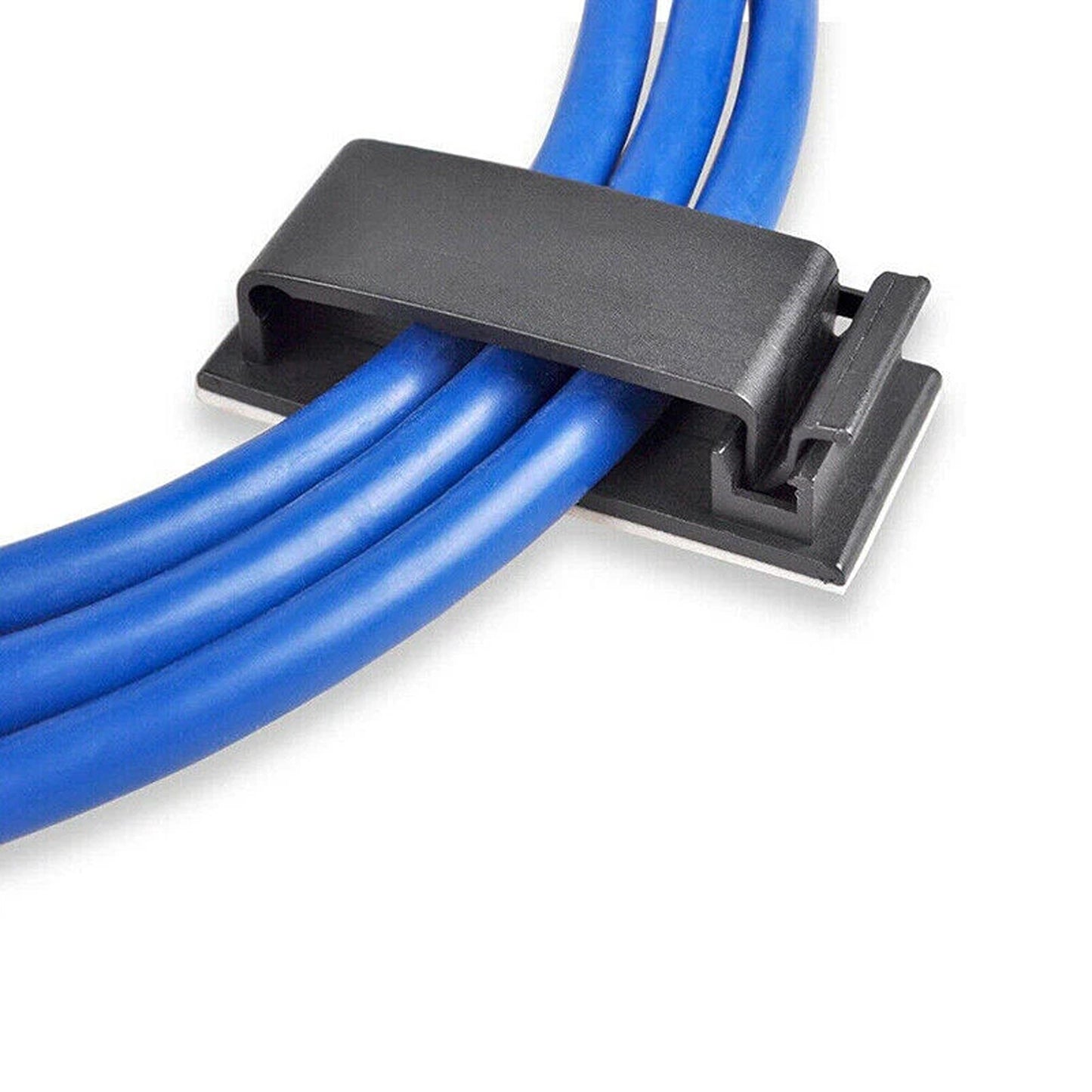 Adhesive Cable Clips Wire Management Holder Cord Organizer 20pcs