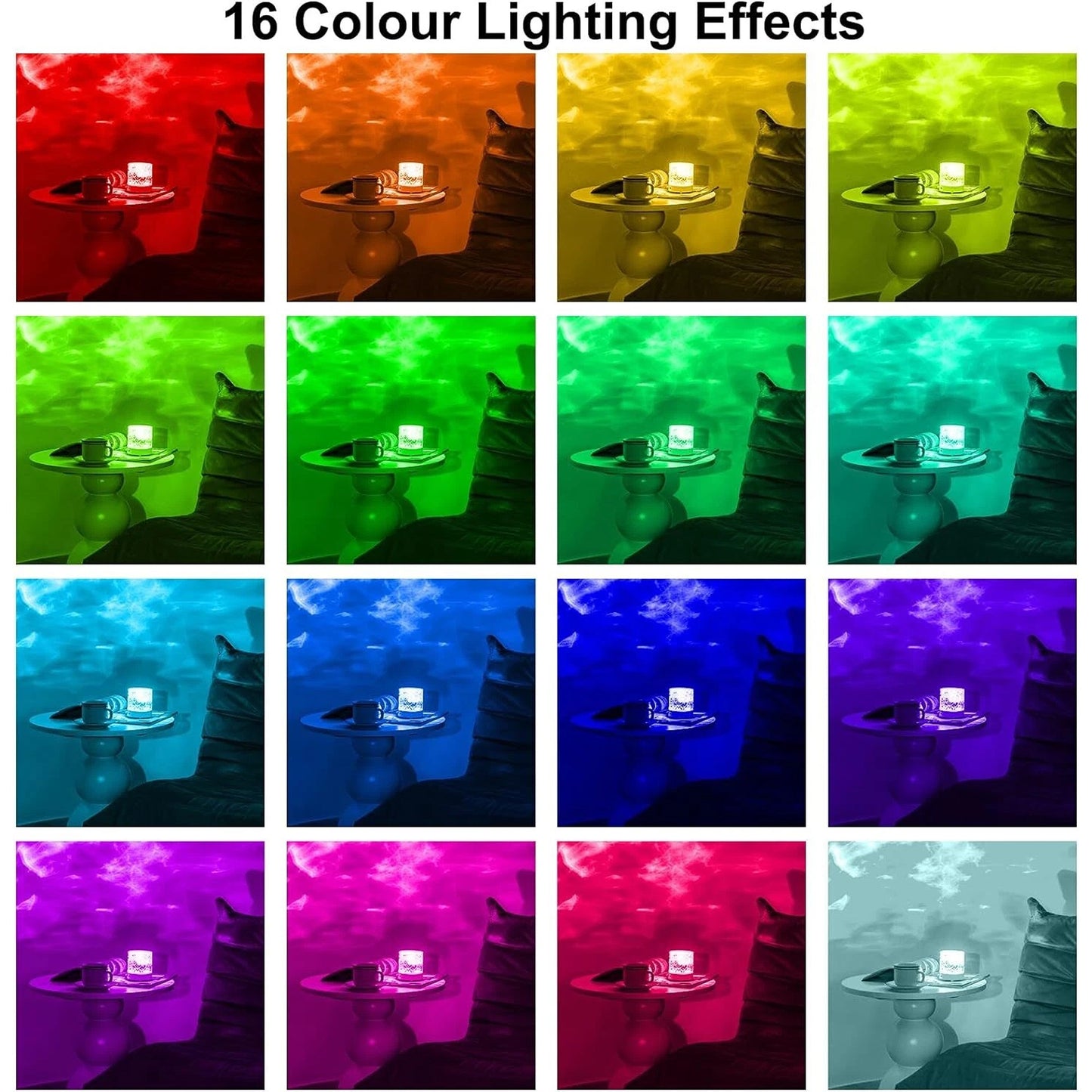 Galaxy Projector Night Light with Ocean Wave Effects