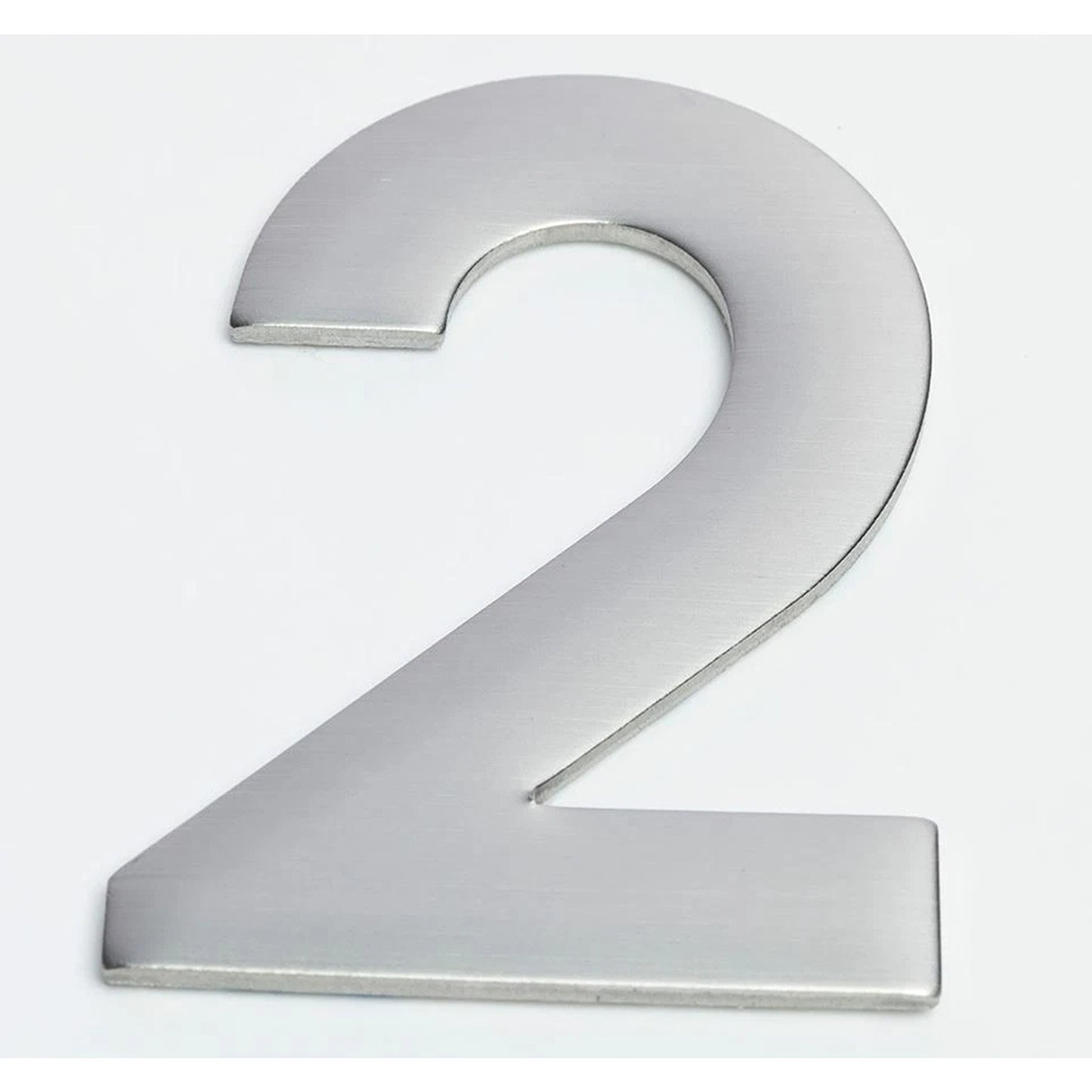 Stainless Steel House Numbers for Door Letterbox or Wall Plaque Stick On