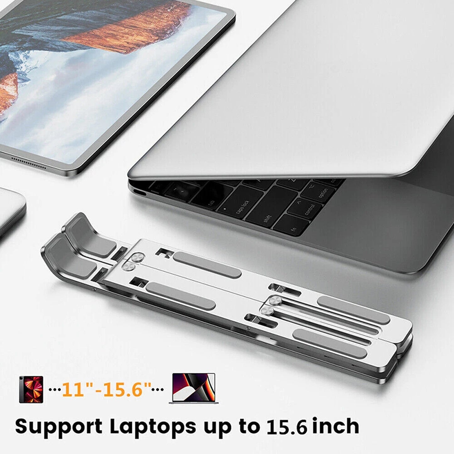 Adjustable Laptop Stand Aluminium Cooling Notebook Holder