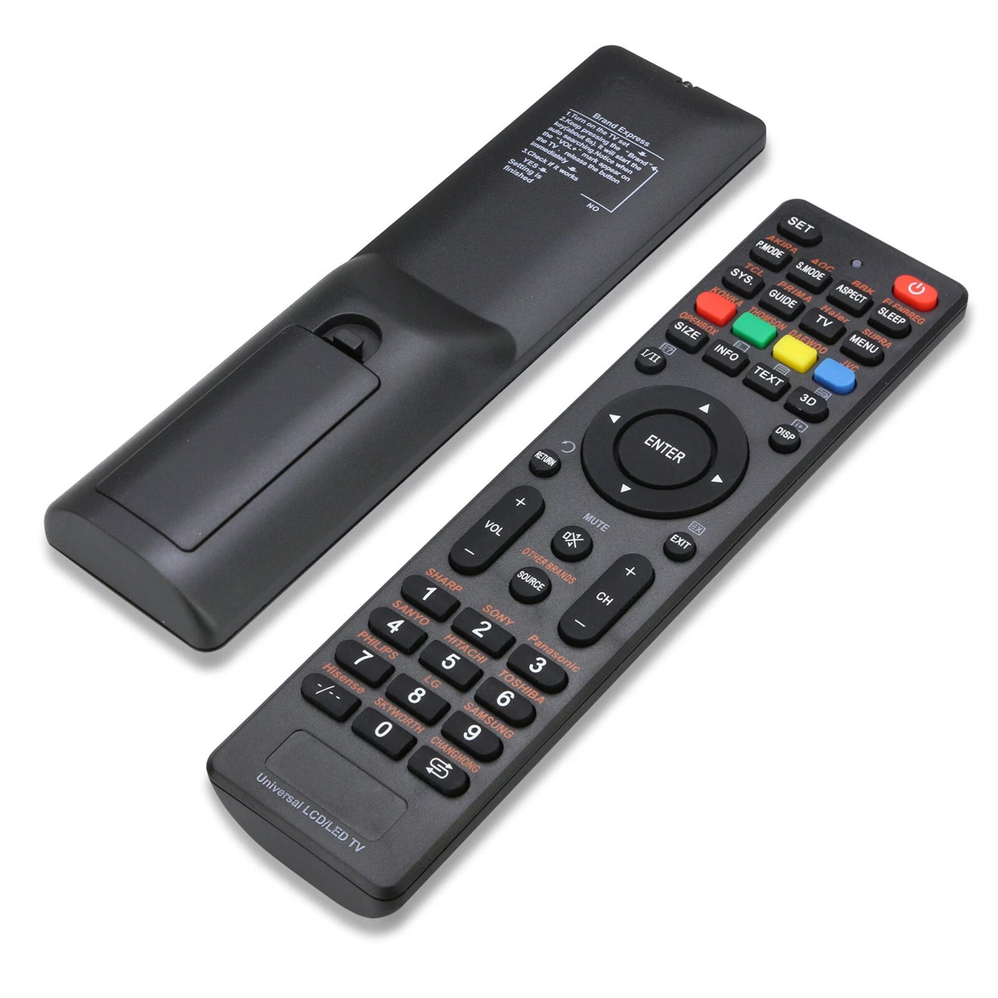 Universal TV Remote Control for Samsung Panasonic TCL Toshiba Philips JVC