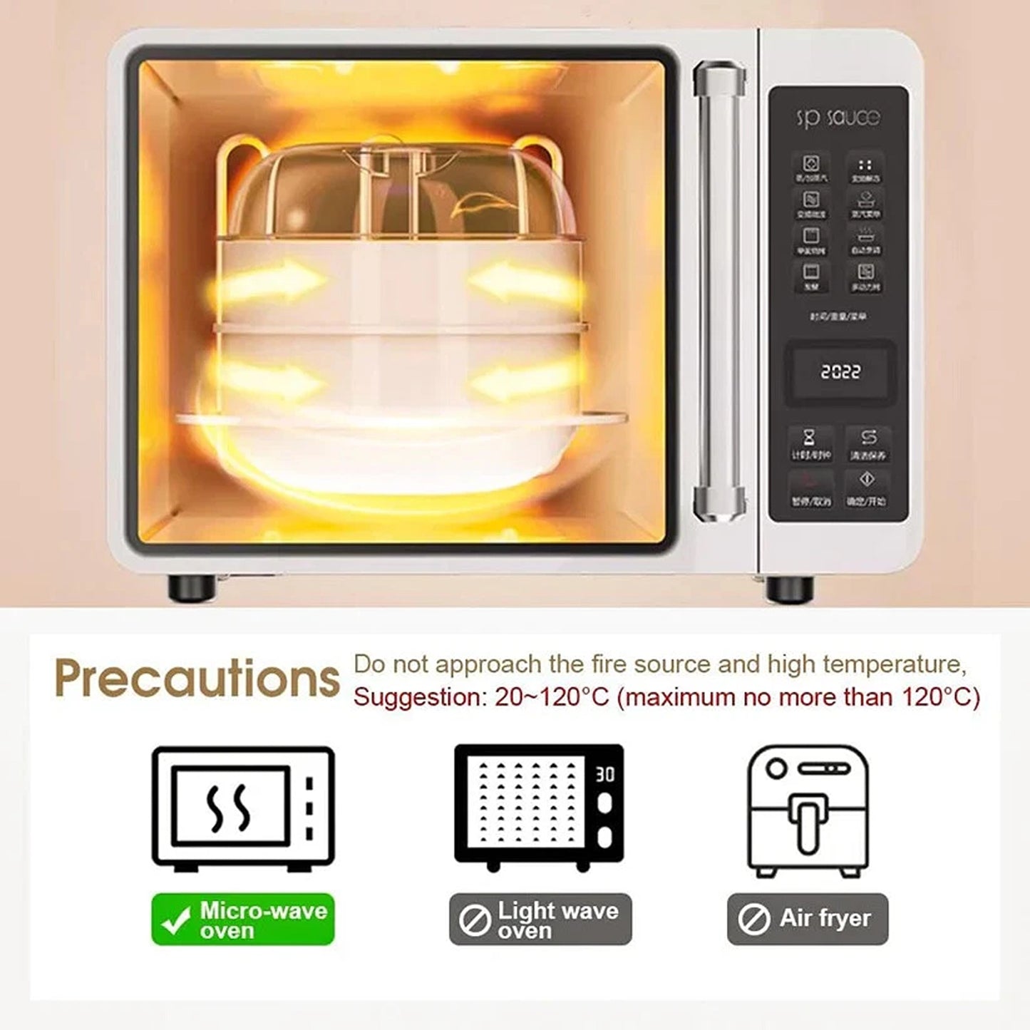 Double Layer Microwave Steamer for Quick and Healthy Cooking