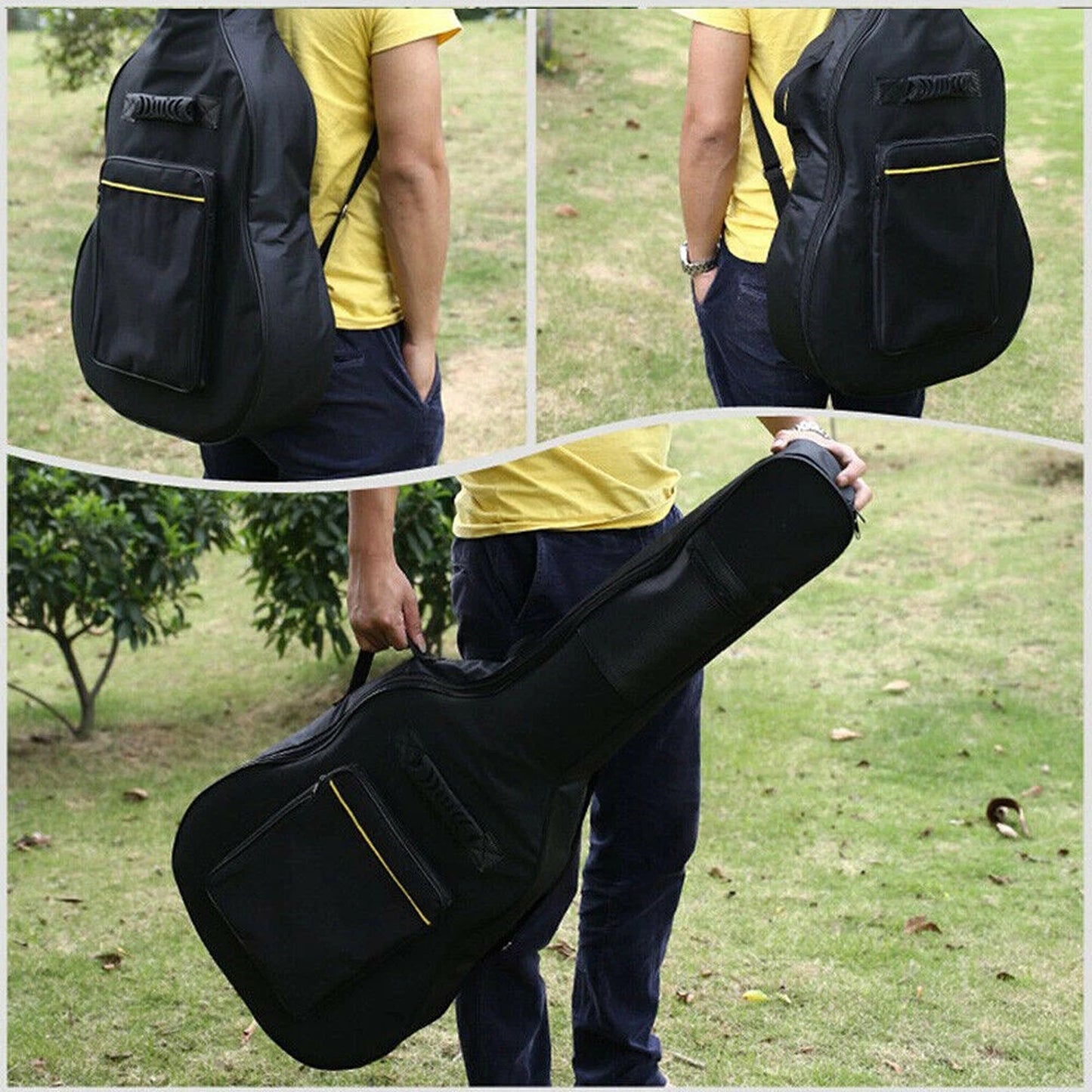 Guitar Bag Padded Gig Bag Double Strap Backpack