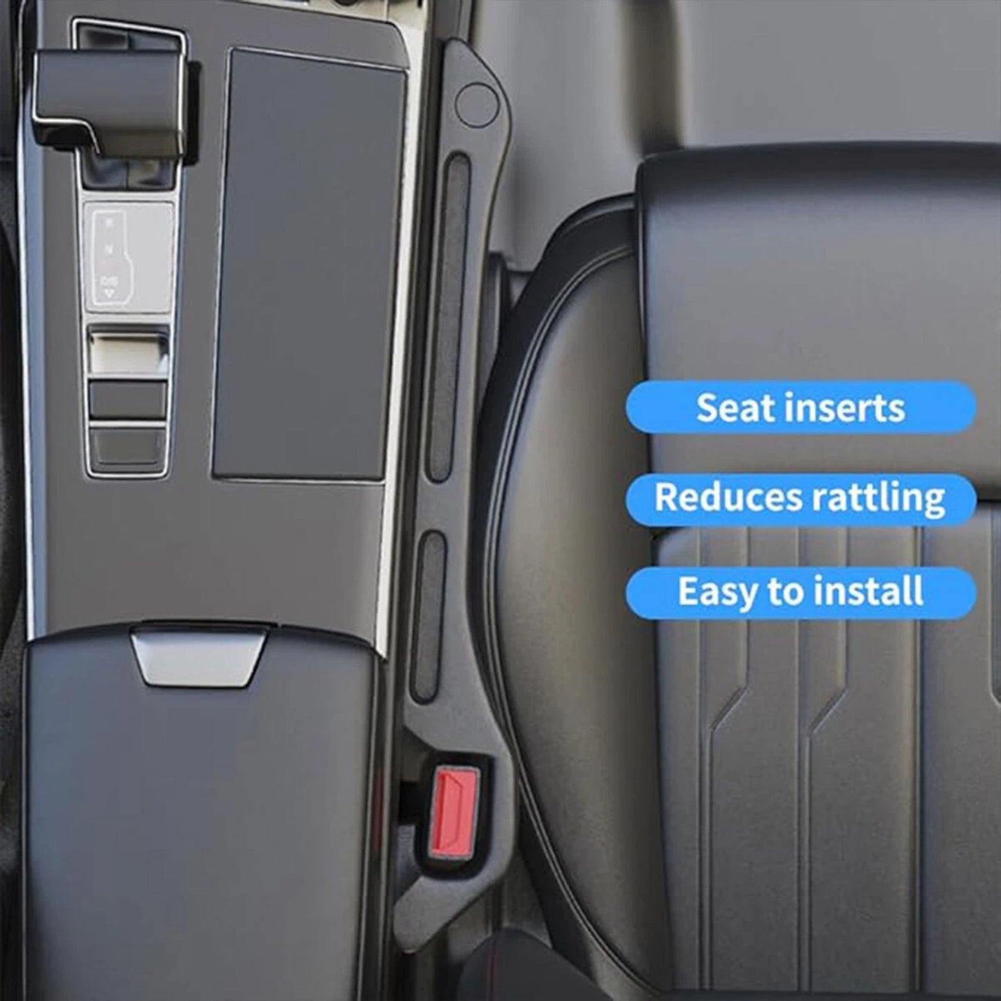 2 Piece Anti Drop Car Seat Gap Fillers for Vehicle Interior