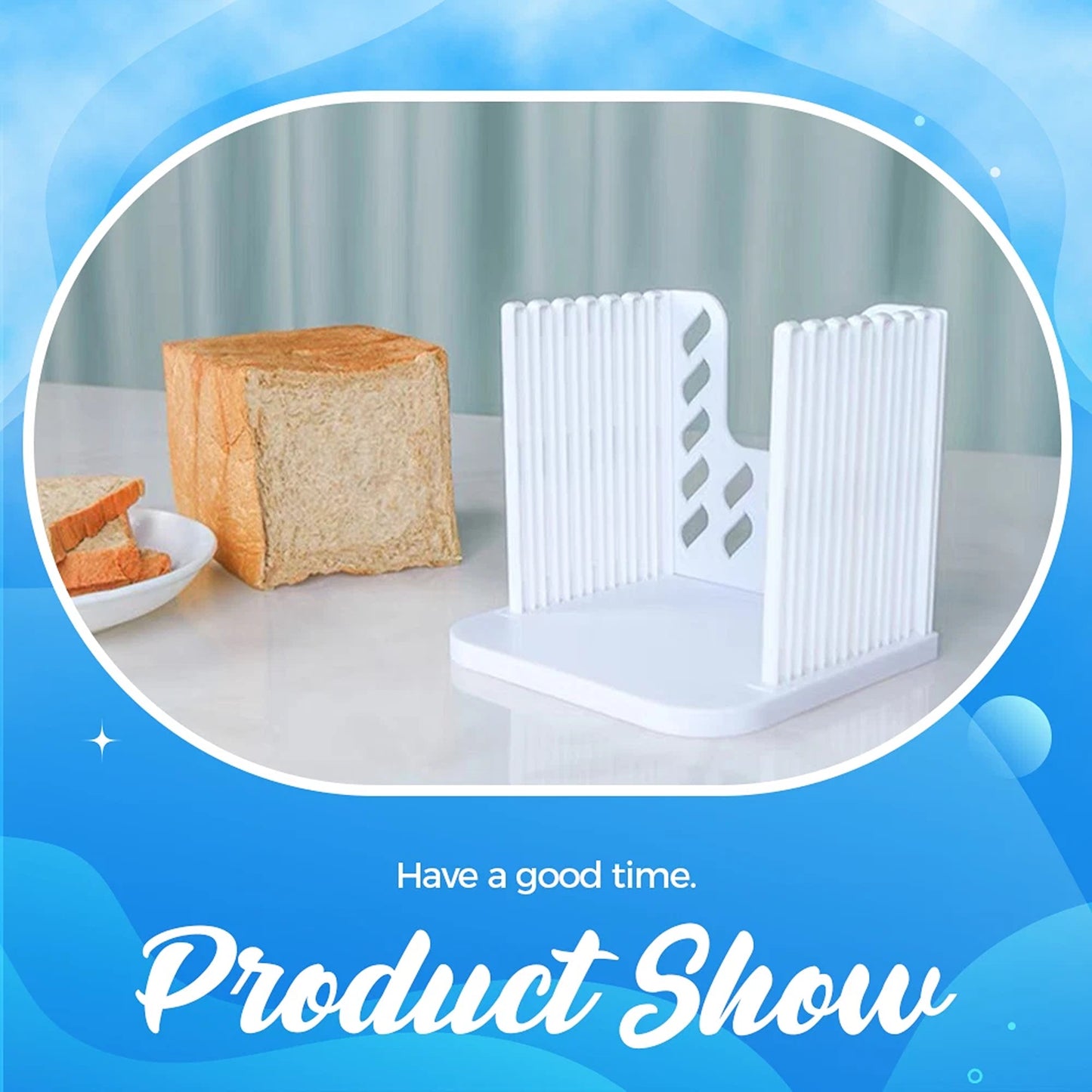 Bread Slicer Cutter Guide Tool For Loaf Toast Kitchen Use
