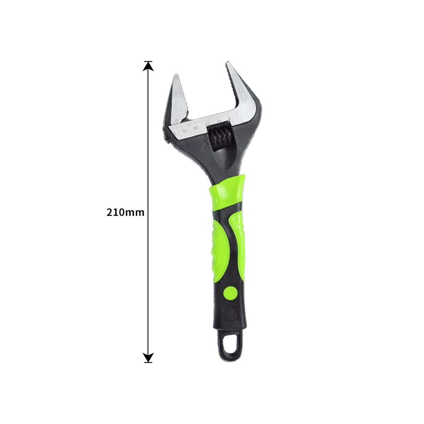 Adjustable Shifting Wrench Spanner with Wide Jaws 6 8 10 12 Inch