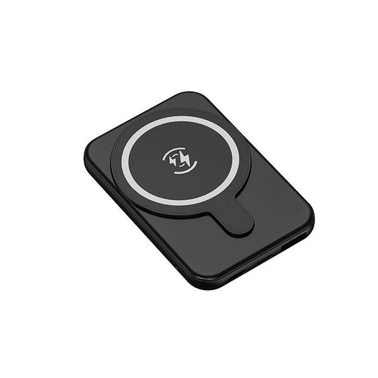 Black 10000mAh Mini Magnetic Portable Wireless Charger