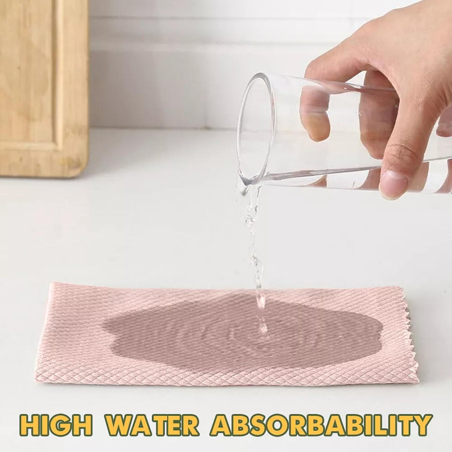 Magic Nano Cloths 5 Pack for Dishwashing and Glass Cleaning