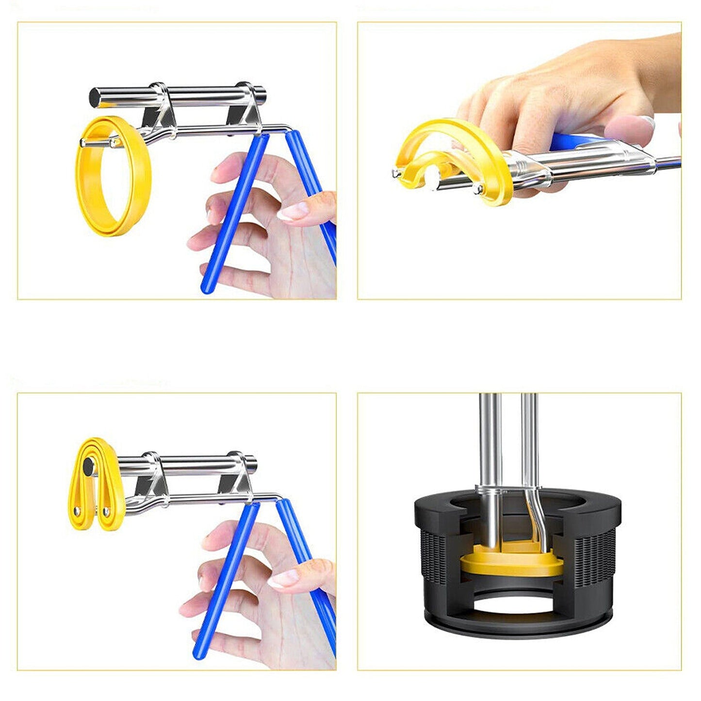 Hydraulic Cylinder Seal Installation Tool U-Cup Piston Rod 3x