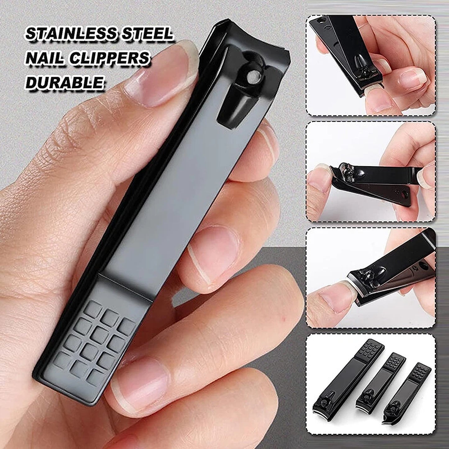 3pcs Nail Trimming Set Manicure Clippers and Cutters
