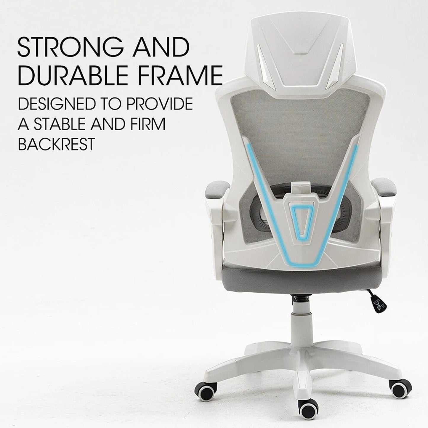 Ergonomic Mesh Office Chair Reclining Executive Desk Chair White