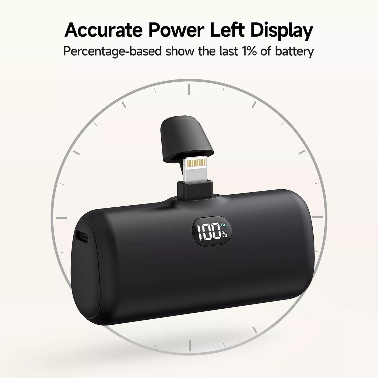 5000mAh Mini Power Bank Portable Charger with PD Fast Charging for iPhone