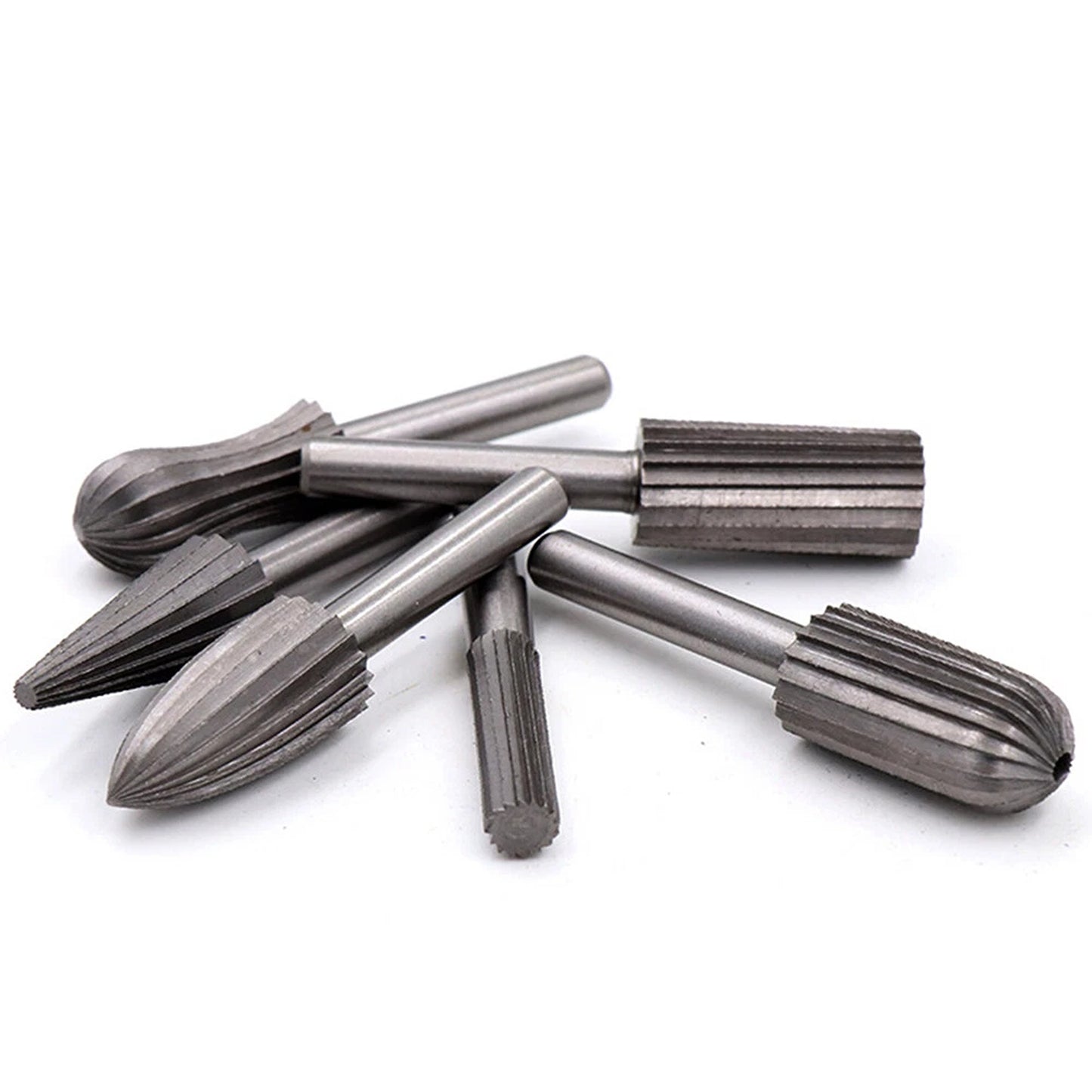 6 Piece Tungsten Carbide Burr Set Rotary Drill Bit Die Grinder