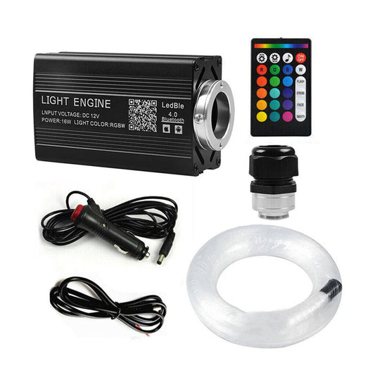 Fiber Optic Car Headliner Twinkle Star Light LED Light Source Machine Kit - 500pcs