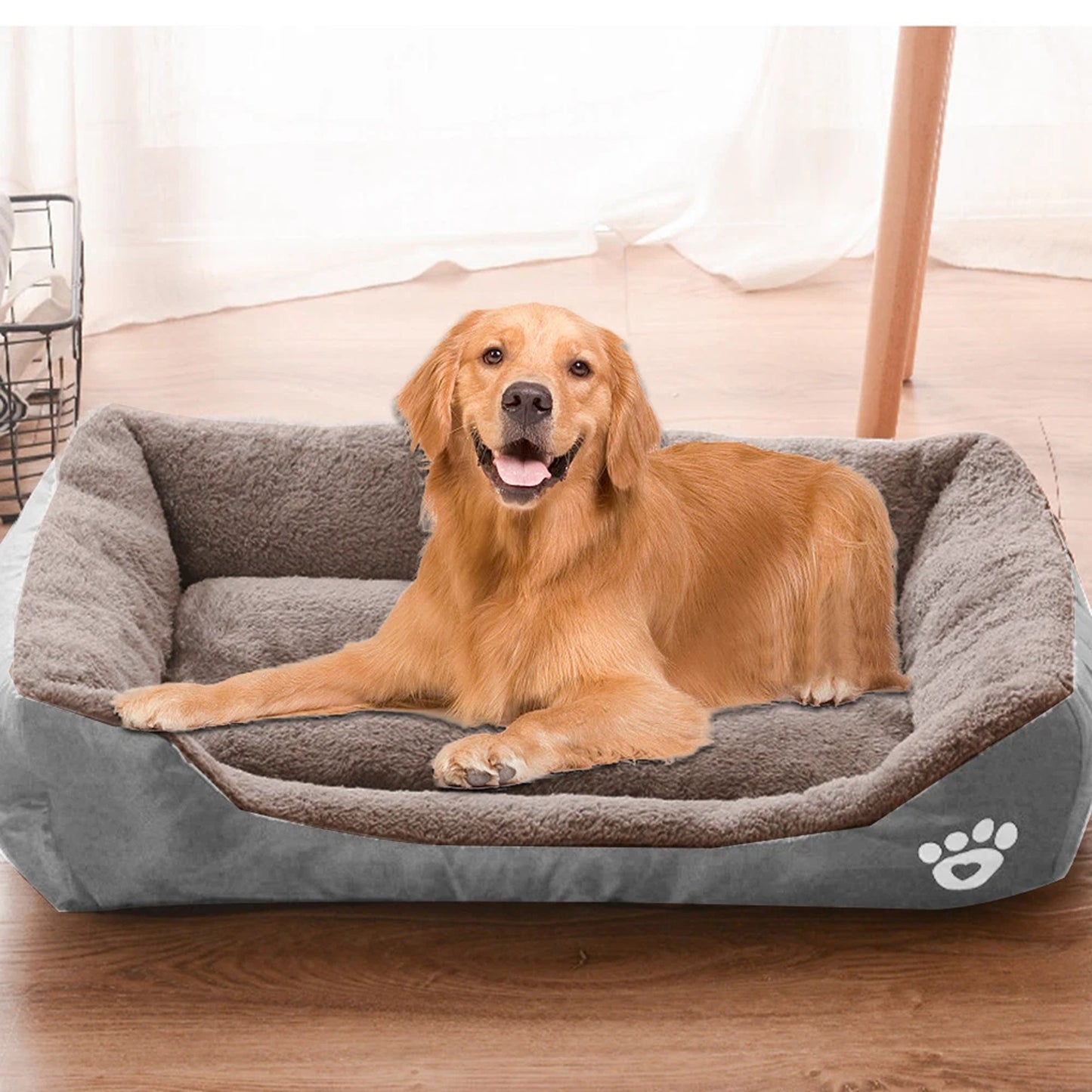 Fluffy Calming Bed for Pets Donut Style Cushion for Dogs and Cats in Multiple Sizes