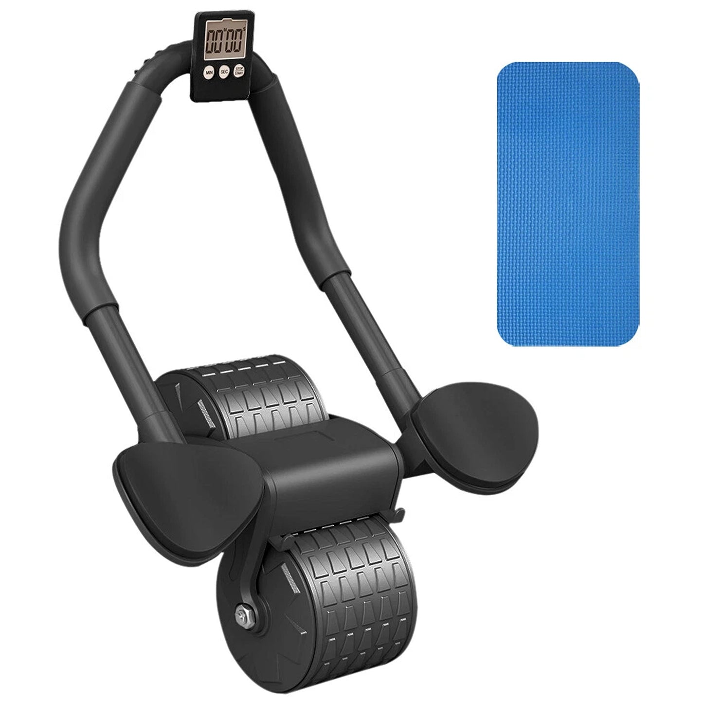 Automatic Rebound AB Roller Abdominal Wheel Anti Slip Fitness Exercise Trainer