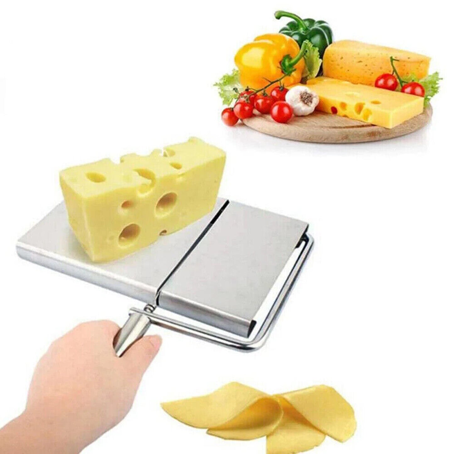 Blade Slicer Wire Butter Cutter Cheese Board Stainless Steel
