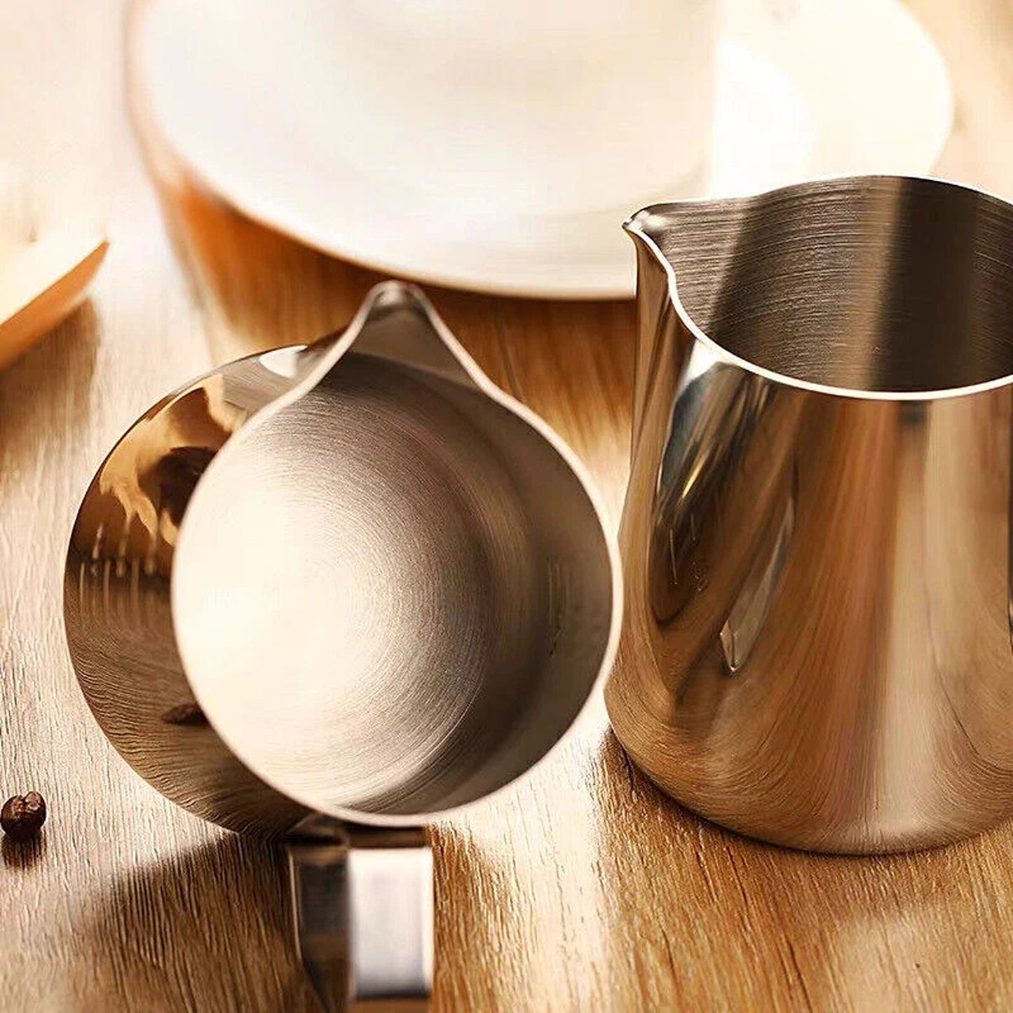 Stainless Steel Milk Frothing Pitcher with Scale for Coffee and Latte