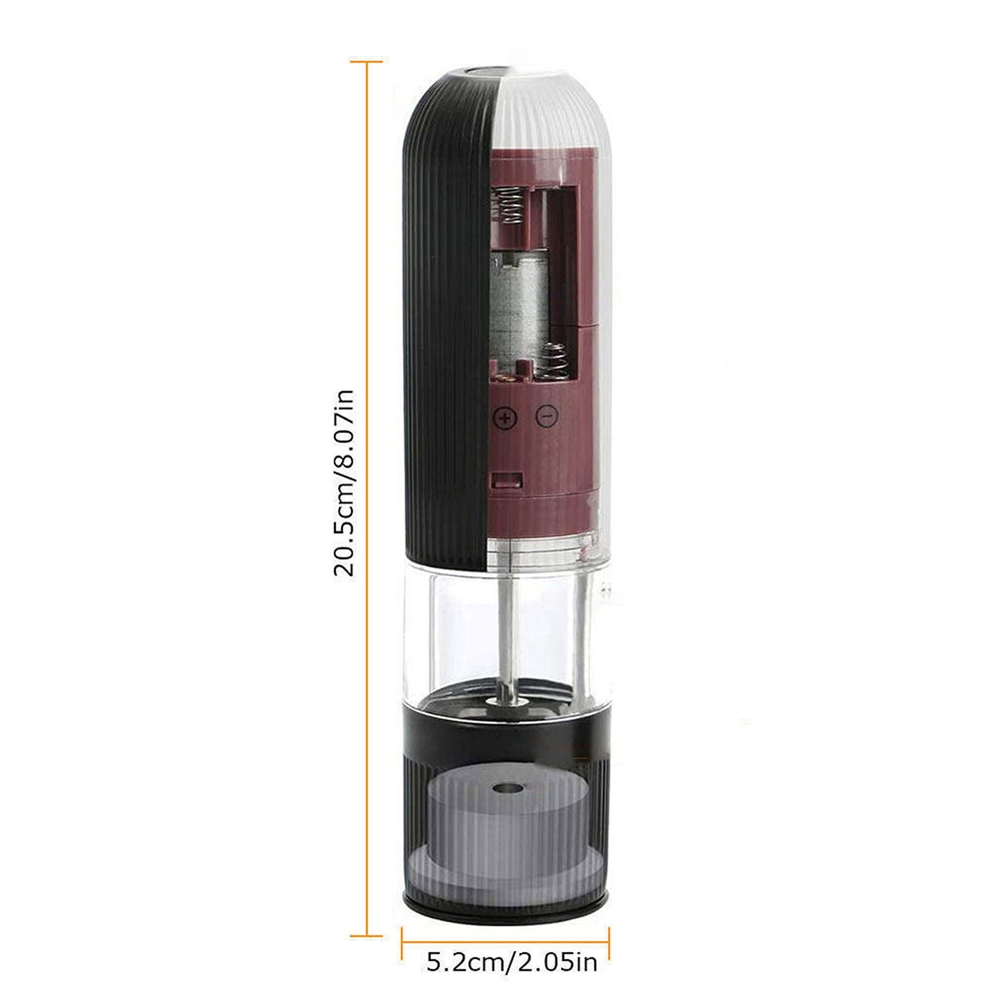 Electric Salt Pepper Grinder Ceramic Spice Mill Kitchen 2x