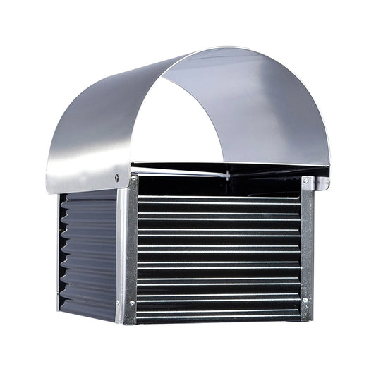 Weatherproof Post Mount Mailbox with Lock and Newspaper Holder