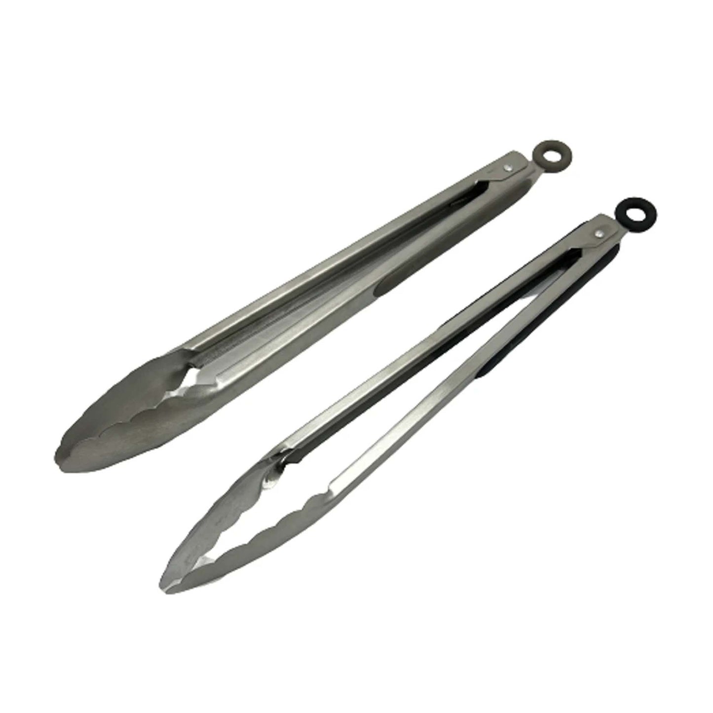 Stainless Steel BBQ Tongs for Salad Bread and Cooking 2pcs