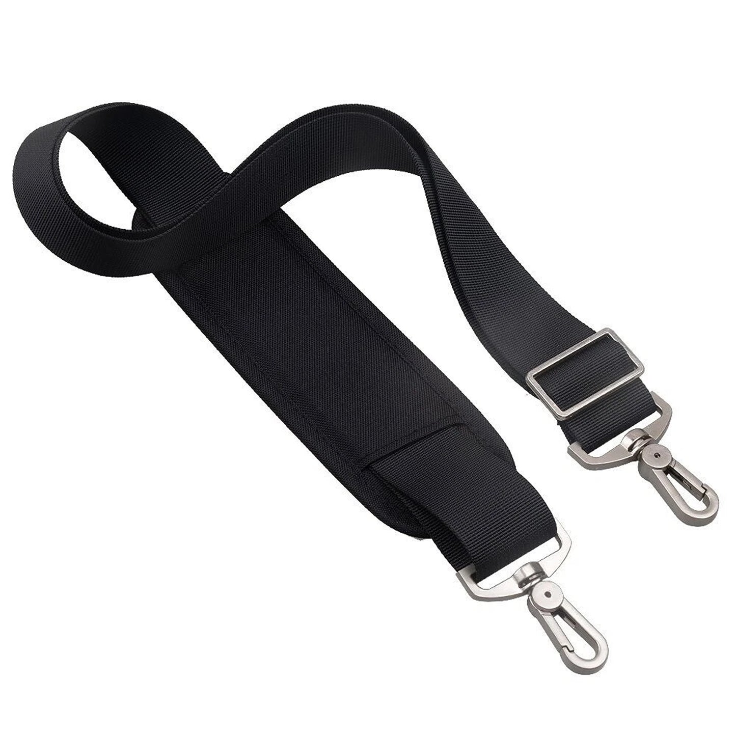 Padded Adjustable Shoulder Strap For Laptop Gym Sports Bag Black