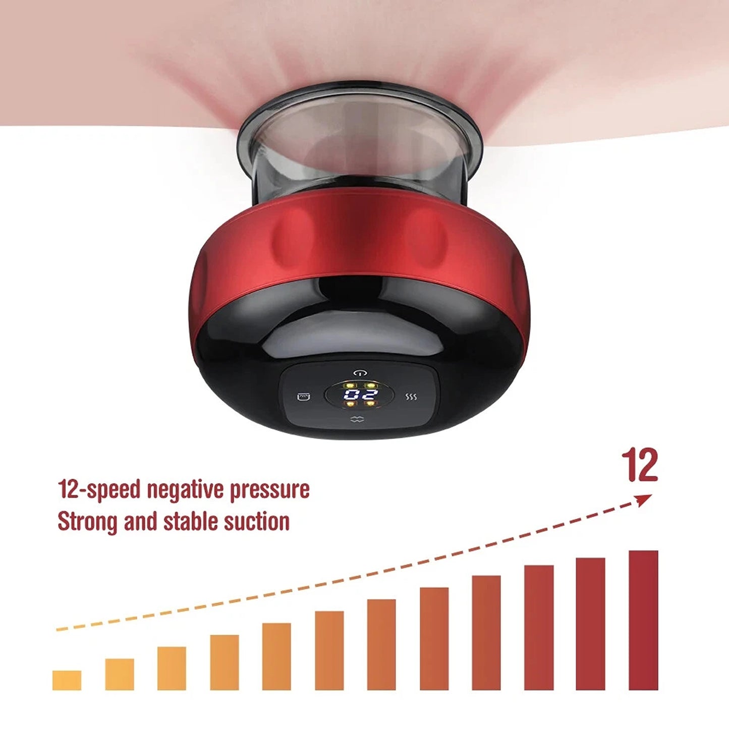 Electric Cupping Therapy Machine with Heat and Suction