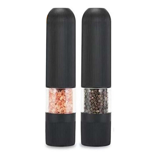Electric Gravity Salt Pepper Mill Grinder Automatic Adjustable LED Light
