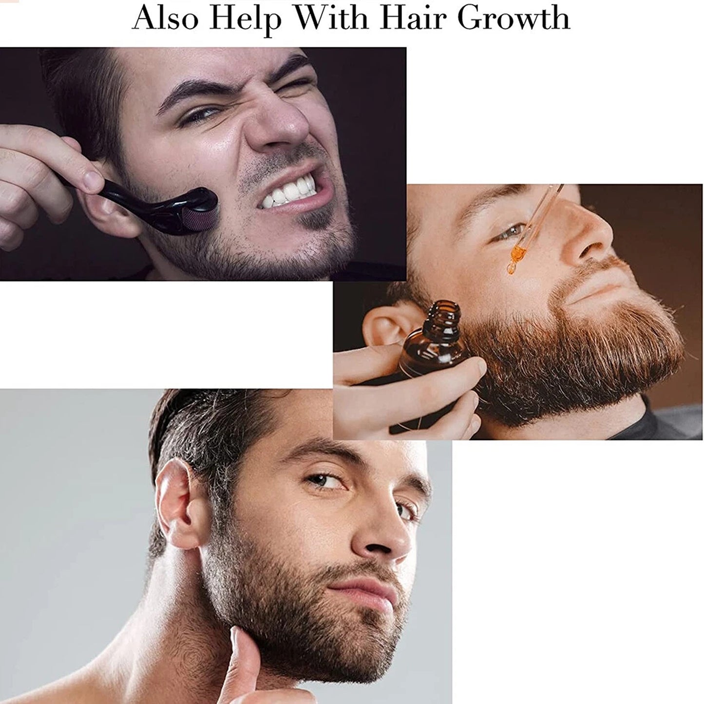 540 Titanium Derma Roller for Beard Hair and Skin Care