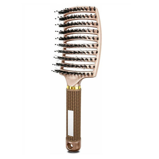 Detangling Hair Brush Nylon Bristle Boar Hair