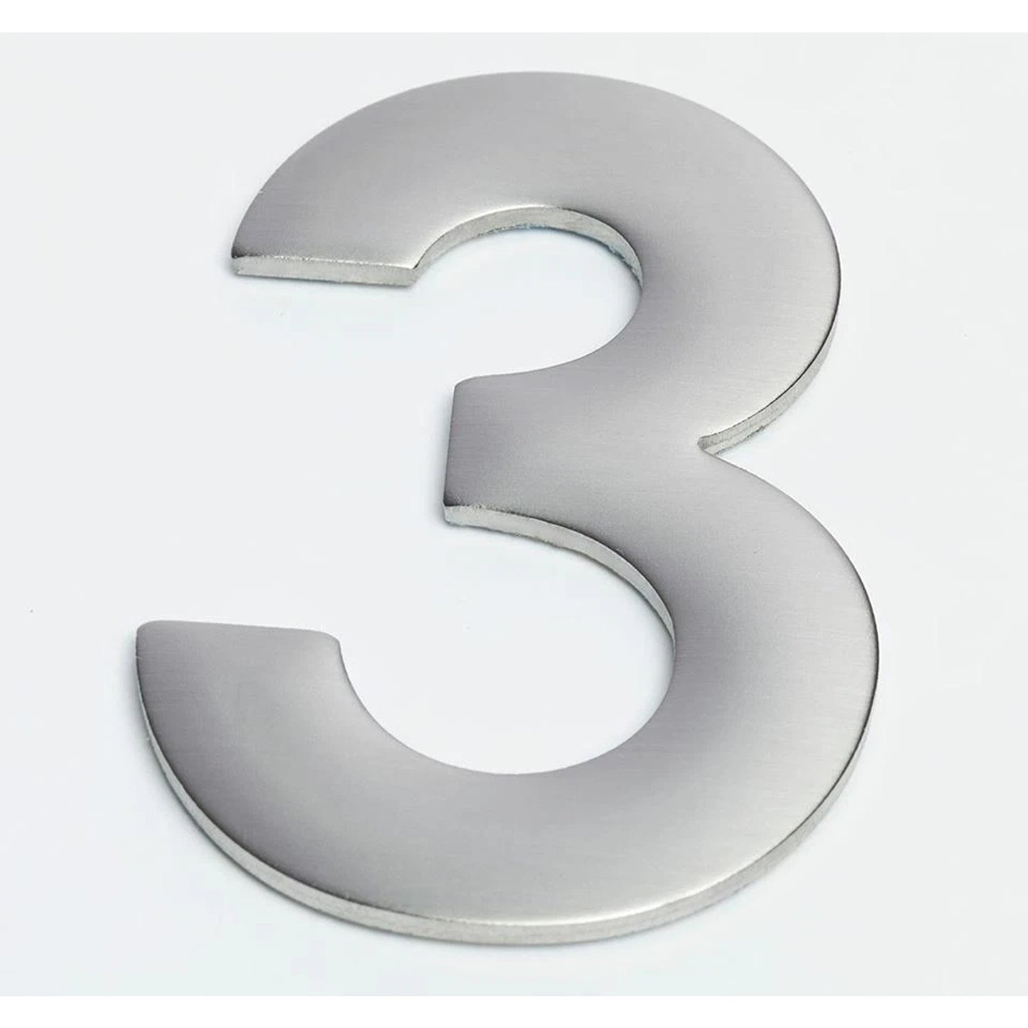 Stainless Steel House Numbers for Door Letterbox or Wall Plaque Stick On