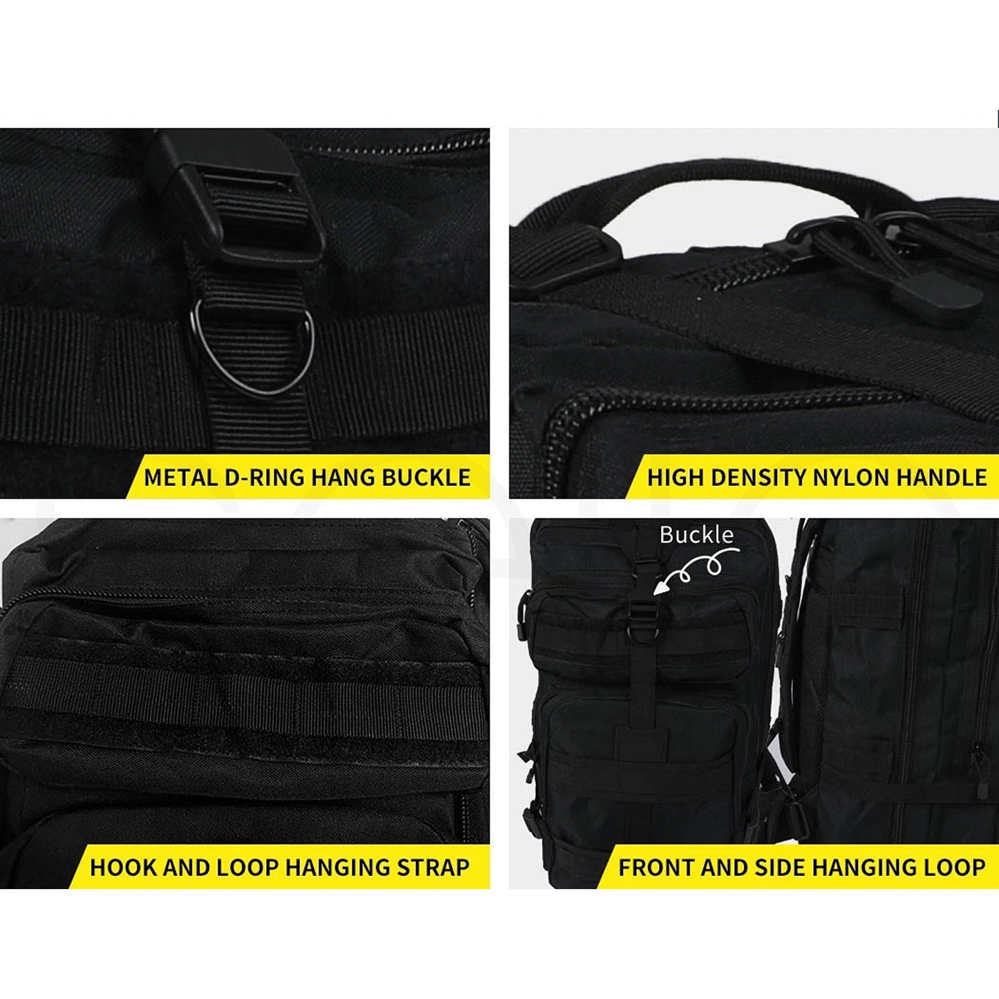 Tactical Backpack Military Rucksack for Hiking and Camping