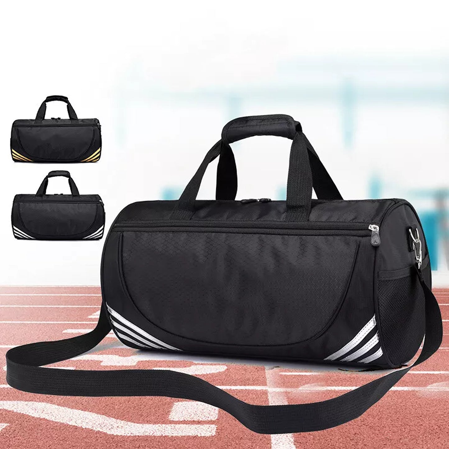 Waterproof Sports Duffle Bag Large Gym Travel Shoulder Bag Foldable