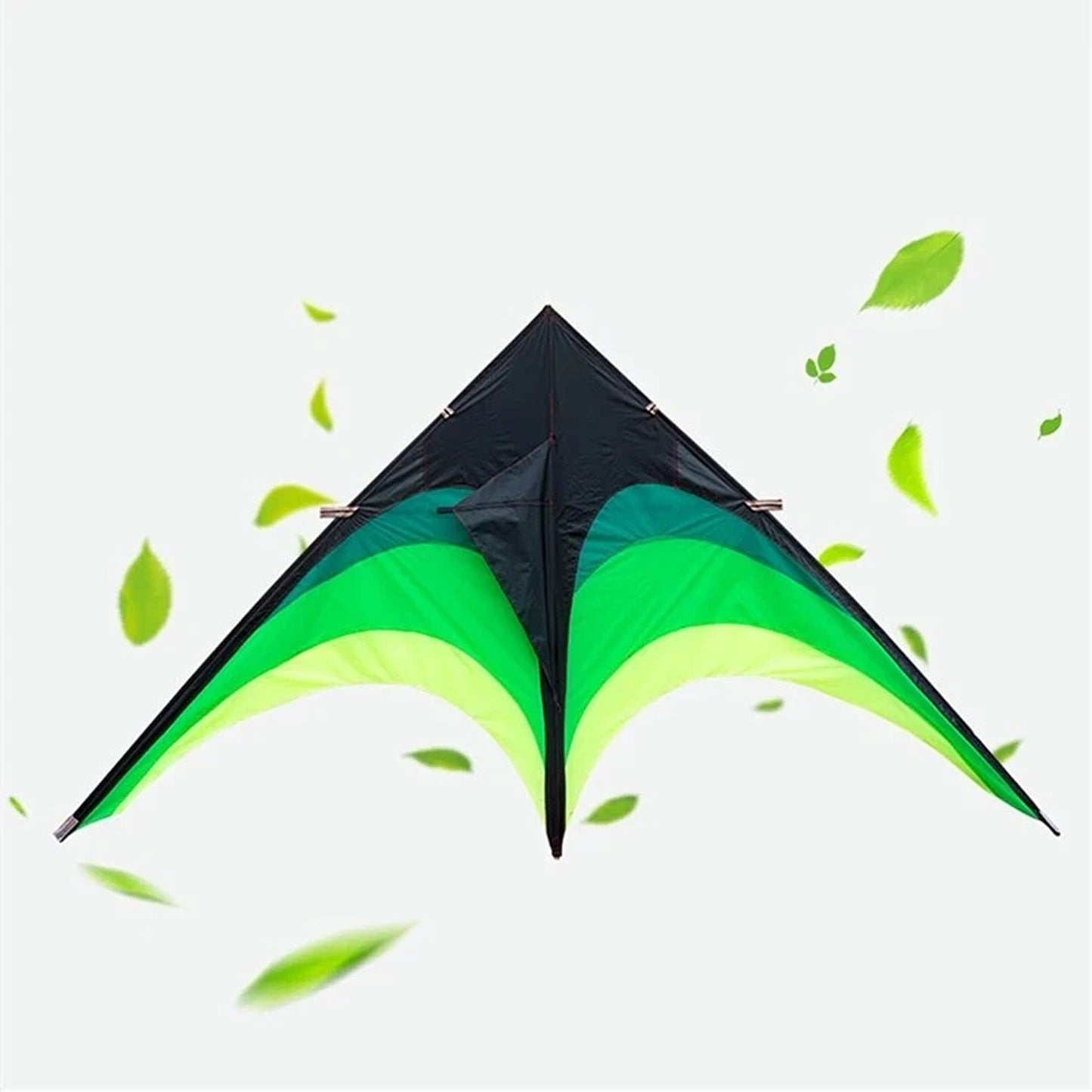 Large Delta Stunt Kite Kit with Wheel Line and Tail for Kids