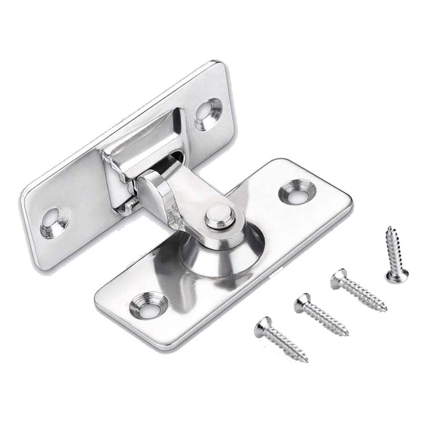 90 Degree Stainless Steel Sliding Door Lock with Latch