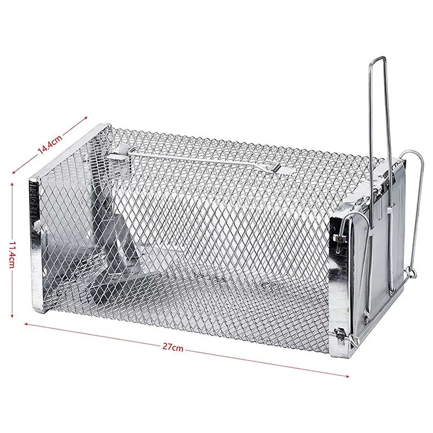 Humane Rat Trap Cage Live Animal Catch Box for Mice and Rodent Control