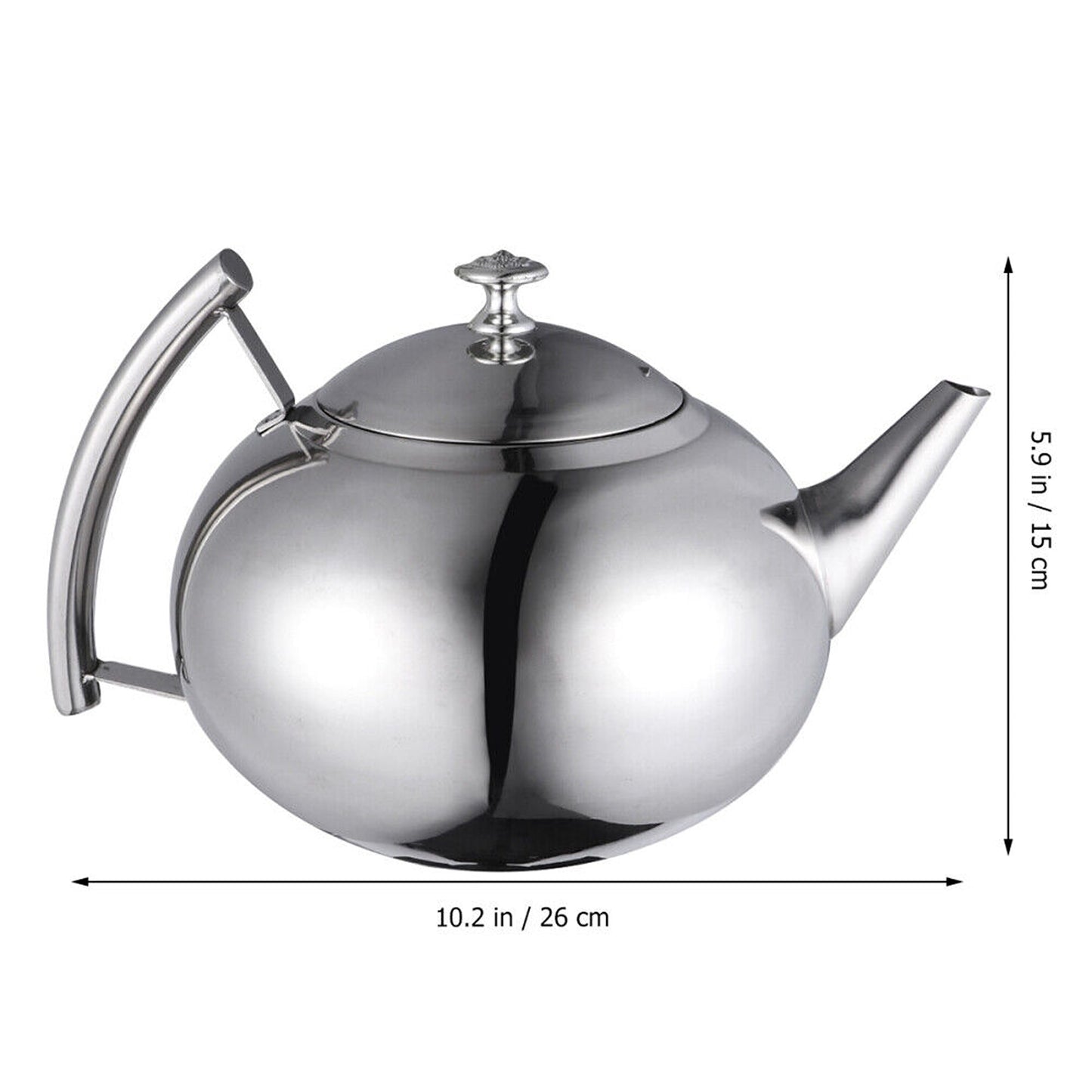 2L Tea Kettle With Infuser Stainless Steel