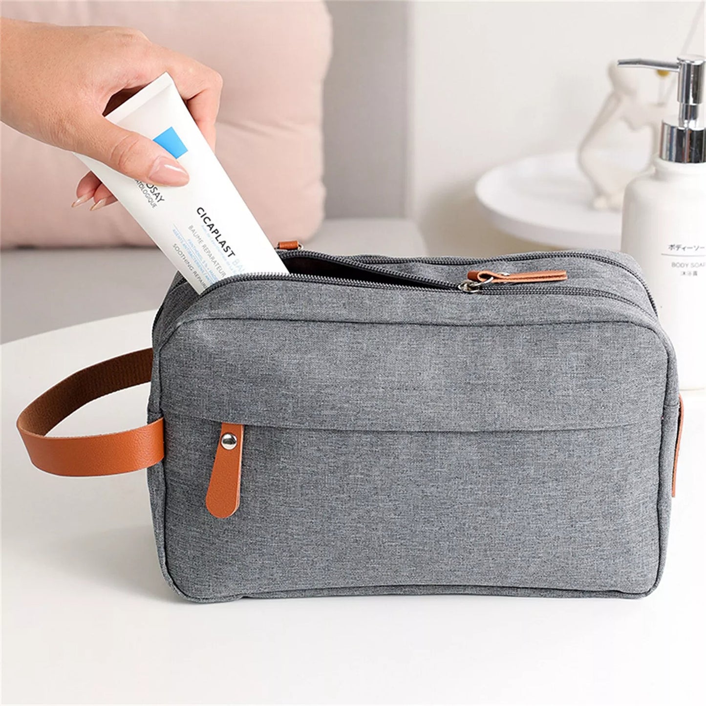Travel Toiletry Bag Waterproof Wash Bag Cosmetic and Bathroom Organizer