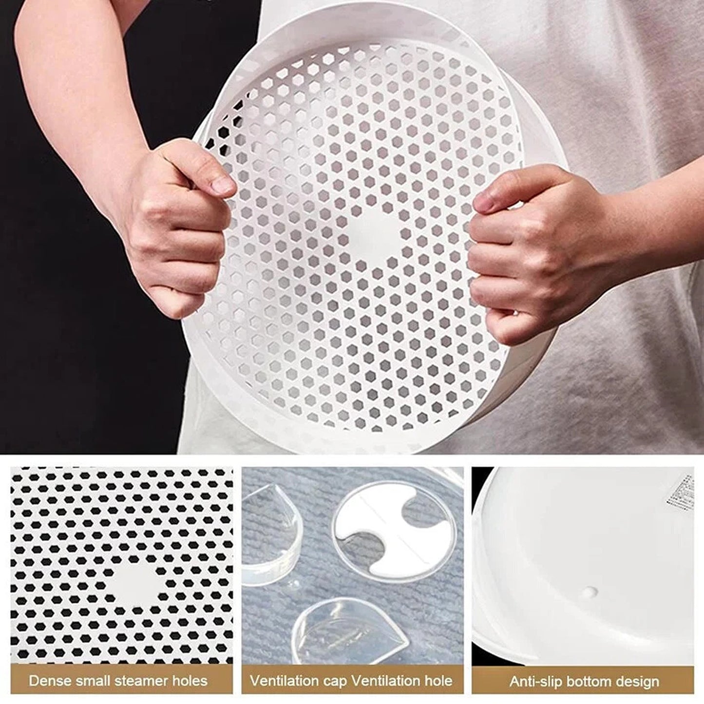 Double Layer Microwave Steamer for Quick and Healthy Cooking