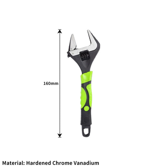 Adjustable Shifting Wrench Spanner with Wide Jaws 6 8 10 12 Inch