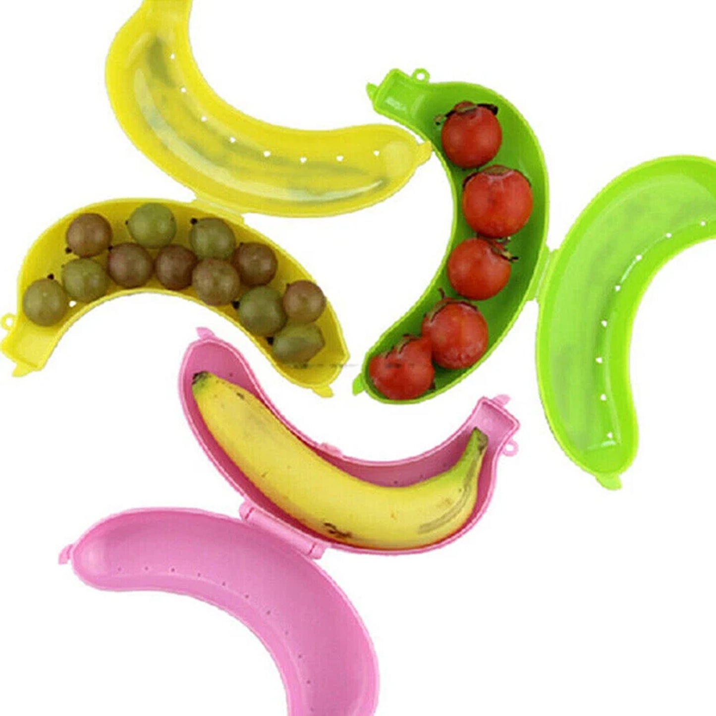 2 Piece Fruit Storage Case for Bananas