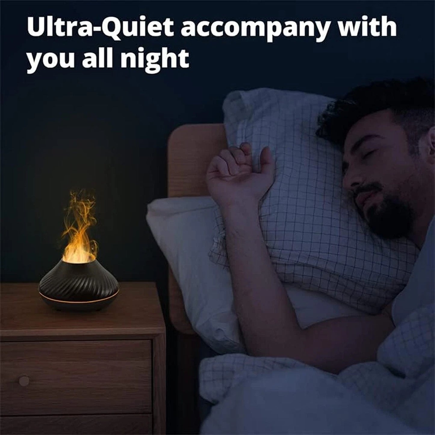 LED Aroma Diffuser and Humidifier for Bedroom Use