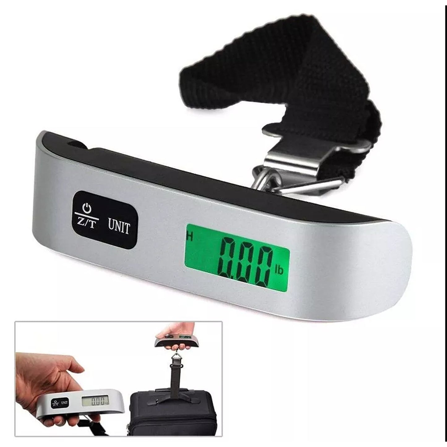 Portable LCD Digital Hanging Luggage Scale Travel Weight